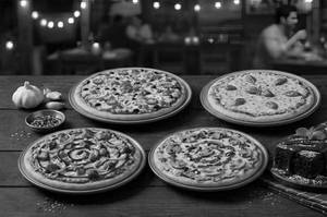 4 Regular Pizza (7") Combo