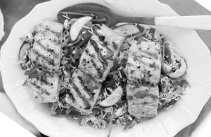 Peri Peri Fish Keto Salad
