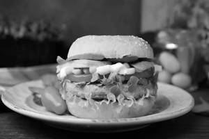 Cheesy Corn Burger