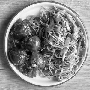 Manchurian And Noodles