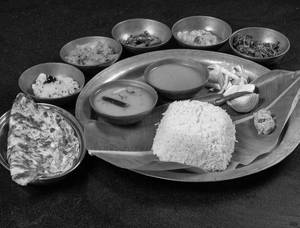 Assamese Thali With Omelette