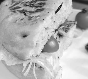 Pesto Foccacia Sandwich