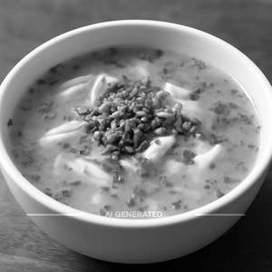 Chicken Burnt Garlic Soup