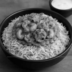 Kaju Mushroom Biryani