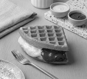 White And Dark Fantasy Waffle