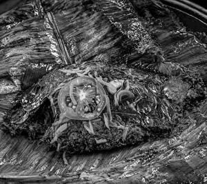 Karimeen Pollichathu - Pearl Spot Bananaleaf Wrapped
