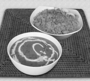Dal Makhani With Chaap Biryani And Raita       
