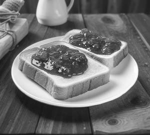 Bread with Jam  ( 4 bread  )