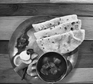 Roti With Chicken Curry