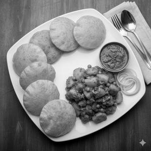 Methi Aloo Sabji + 5 Puri