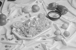 Onion Capsicum Paneer Fried Rice