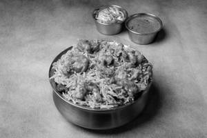 Dum Prawns Biryani