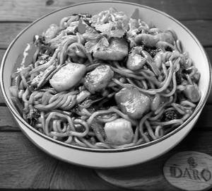 Double egg chicken noodles