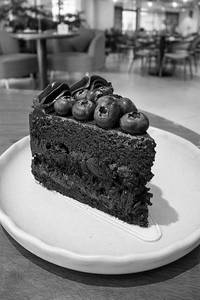 Blueberry Chocolate Cake