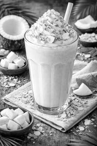 Tender Coconut Thick Milkshake