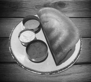 Butter masala dosa