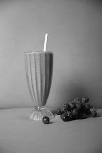 Grape Fresh Fruit Milkshake