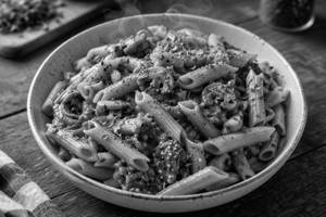 Red Sauce Mushroom Pasta
