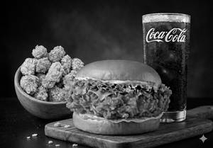 Non Veg Burger Meal For 1