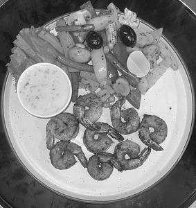 Grilled Prawns In Lemon Butter Sauce