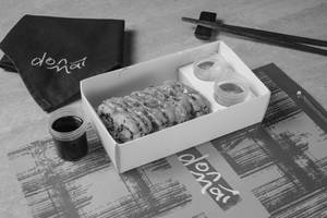 Asparagus Tempura Uramaki Sushi Roll