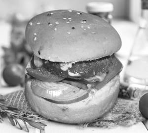 Veg aloo tikki burger