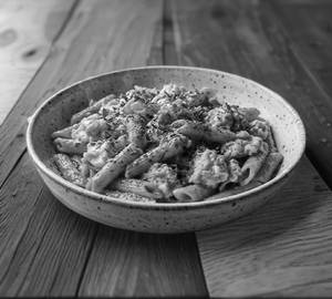 Red Sauce Egg Pasta