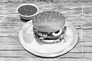 Chicken seek kebab burger