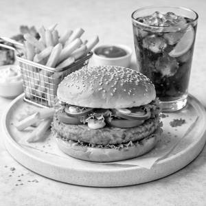 Classic Aloo Burger + Cold Drink + Fries