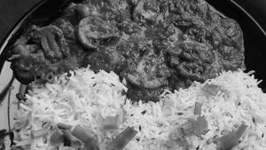 Jeera Rice With Mushroom Masala    
