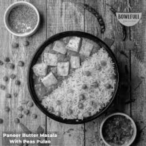 Peas Pulao + Paneer Butter Masala