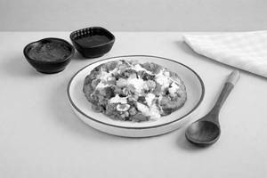Tikki Chhole Chaat.