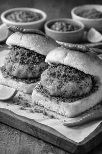 Sweet Potato Vada Pav