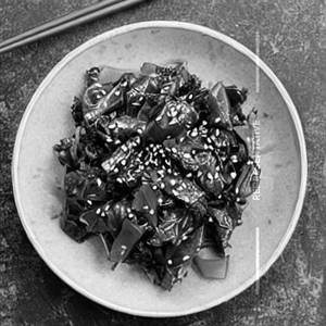 Stir Fried Asian Greens 	