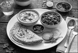 Fulka Roti & Curry Combo