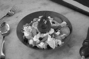 Goat Cheese And Poached Pear Salad
