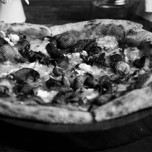 Mushroom And Olive Pizza