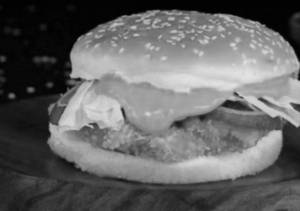 Cheese zinger burger