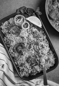 Mushroom Dum Biryani