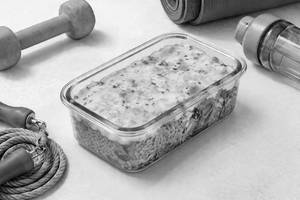 Baked Cheese Minced Chicken Rice (Protein 39g)