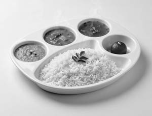 Andhra Veg Meal( Serves 1-2)