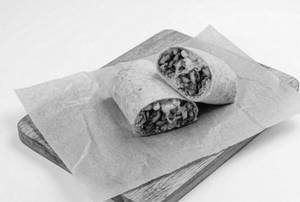 Sauteed Mushrooms Burrito