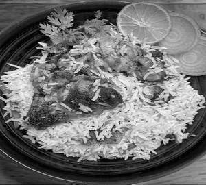Chicken roast biryani