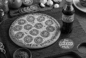 Tomato Pizza and Mini Coke