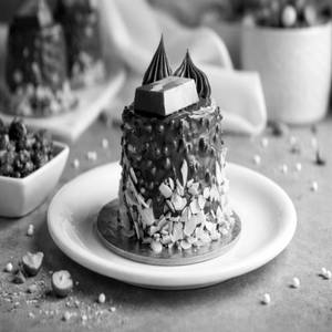 Brownie and Nut Mini Cake