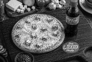 Paneer Pizza and Mini Coke