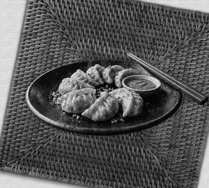 Fried Veg Momo [ 6/12 Pcs ]