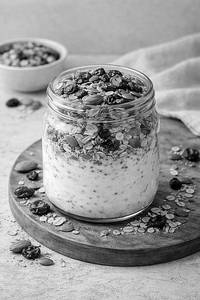 High Protein Nuts, Fruits & Seeds Crunchy Muesli Jar [350 Ml Salsa Jar]