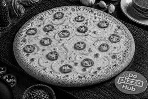 Cheese Onion and Jalapeno Pizza