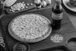 Golden Corn Pizza and Mini Coke